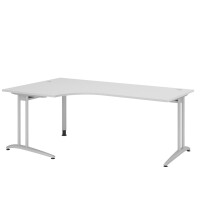 Hammerbacher Serie B - 200x120cm  -  Winkeltisch mit 80cm Tischplattentiefe